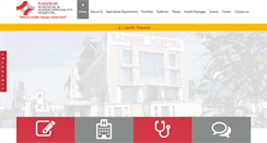 Desktop Screenshot of kanishkhospital.com